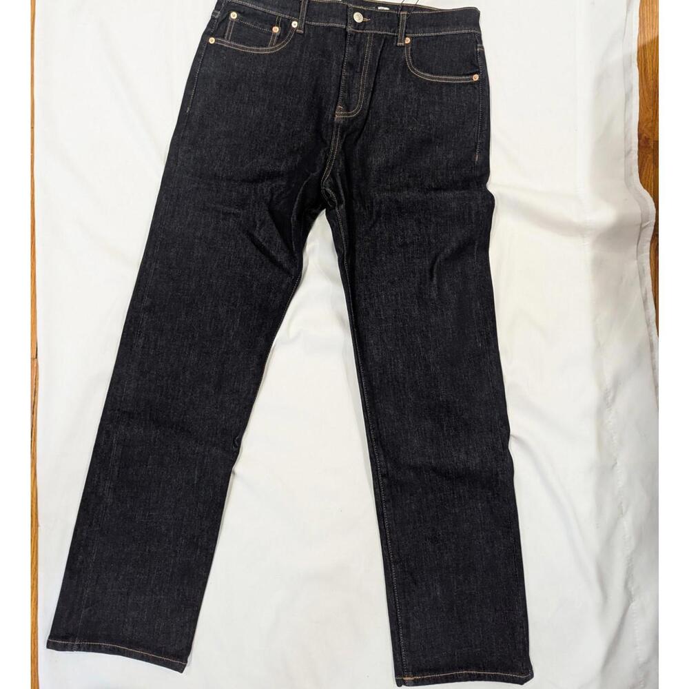 Levi's 511 Slim Jeans Made in Japan W33 L32 Dark Rinse Blue Tab Stretch NWT